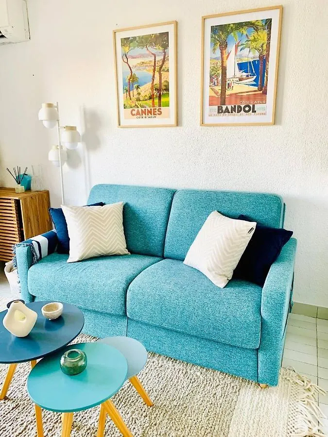 Superbe 2 Pieces - 4 Couchages - Clim - Parking - Piscine Residence Théoule-sur-Mer